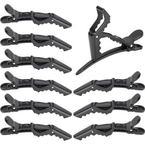Set mit zwölf Alligator-Haarspangen, Haarstyling-Accessoires für Frauen und Mädchen, Spangen zum Fixieren von Haarsträhnen beim Stylen (1/5)