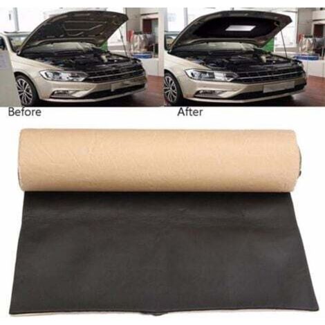 Voiture isolation phonique thermique imperméabilisant tapis anti-poussière étanche voiture tapis d'amortissement sonore 50cm x 200 cm x 6 mm (1/3)