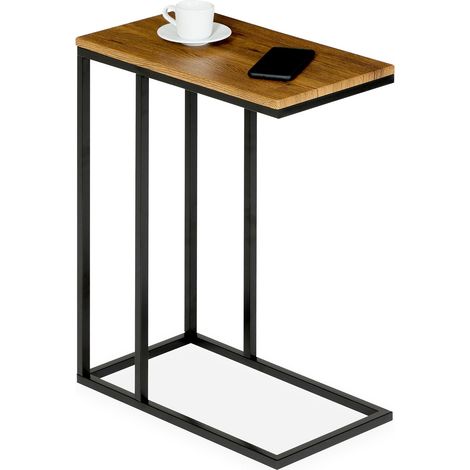 Table d'appoint DEBORA Vintage/Noir