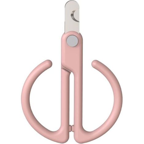 Ciseaux coupe-ongles pour animaux de compagnie, coupe-ongles pour chiens et chats, coupe-ongles pour animaux de compagnie, fournitures pour animaux de compagnie, rose (1/4)