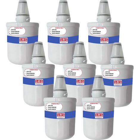 Ersatzteil - Set von 8 AQUAPURE / APP100 Wasserfiltern -  - SAMSUNG (1/2)