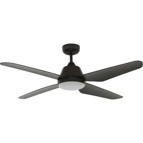 Ceiling Fan Aria Black 122cm / 48" with LED