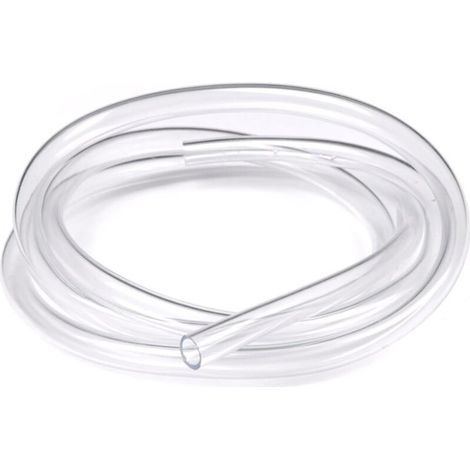 5 m transparenter Schlauch, 10 mm Aquariumschlauch, Wasserpumpenschlauch, durchsichtiger Kunststoffschlauch für Pumpentransfer (10 x 12 mm) (1/5)