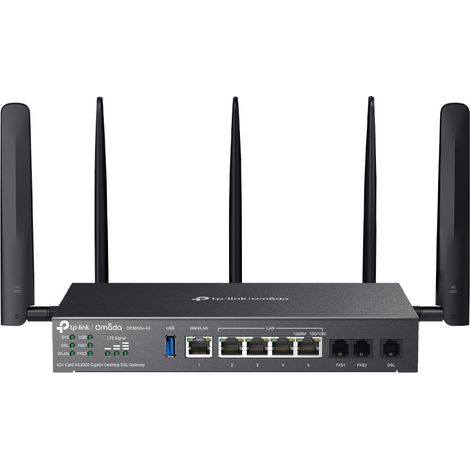 TP-Link Omada DR3650V-4G router wireless Gigabit Ethernet Dual-band (2.4 GHz/5 GHz) Nero