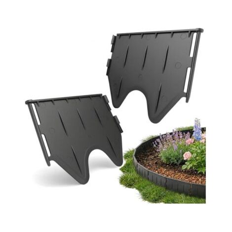 BUNTHAUS 15pcs Bordure de Jardin Flexible,Palissade Bordure Jardin Exterieur,Bordure Souple Jardin pour Jardins,Pelouses,Massifs, Allées (1/5)