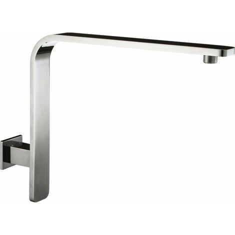 Bras de douche carré en porte-à-faux, en laiton Damas Lybra Q 12616, chromé. (1/2)
