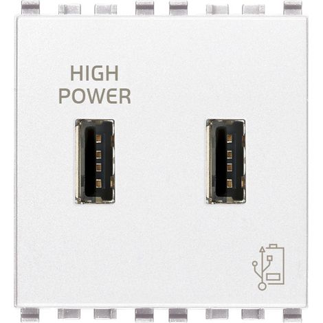 VIMAR – 20295.B USB-Netzteil 5V 2,1A 2M Weiß