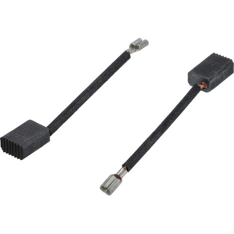 vhbw 2x balais charbon 5 x 8 x 12 mm compatible avec Fein 7 230 35 61 00 0, 7 230 33 61 00 0, 7 230 34 61 00 0 meuleuse droite