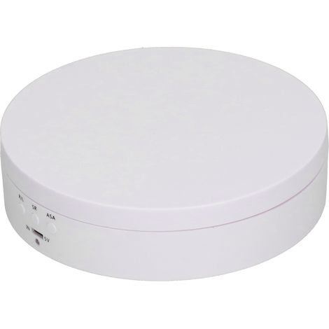 Drehbarer Präsentationsständer mit USB-Anschluss, automatischer Schmuckdrehteller, Halterung für Ornamente, 5V-Eingang (1/5)