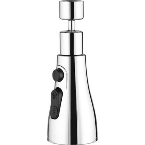 Drehbarer Strahlregler für Wasserhähne M22/M24, schwenkbarer Wassersparer für Wasserhahnverlängerungen, Strahlregleradapter, Wasserhahnverlängerung – 2 Stück (1/4)