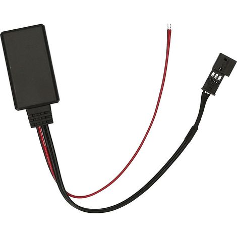 CD-Wechsler-Adapter mit 3-poligem AUX-Anschluss hinten und Bluetooth-Modul (AUX-Eingangskabel) als Ersatz für BMW E39 E46 E53 X5