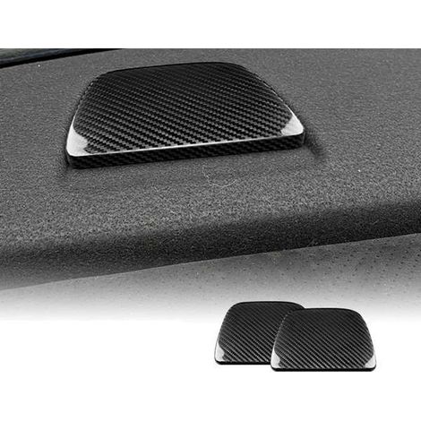 1 Paar Kopfstützenbezüge aus Kohlefaser für die Rücksitze, passend für Subaru BRZ GR86 (Baujahre 2022–2024) (1/4)