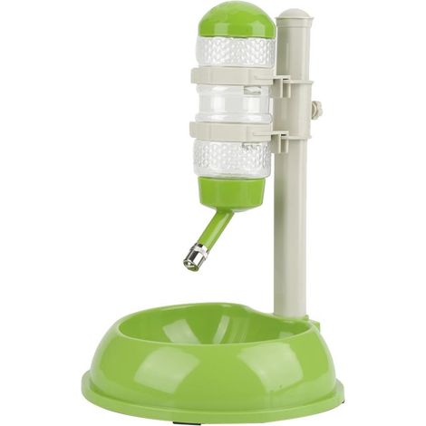 Mangeoire pour chien Distributeur d'eau automatique vert