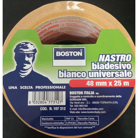 BOSTON NASTRO BIADESIVO 50MMX4,5M Q.TA 33