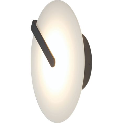 Applique/plafoniera Nuvola nero/bianco Ø43 LED 18W dimmerabile (1/5)