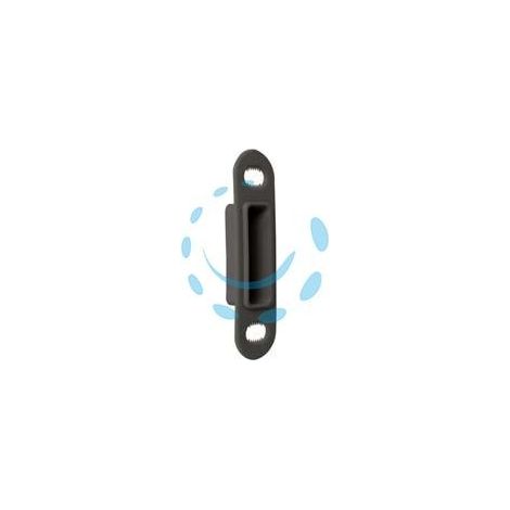 POZZETTO 709 PER CONTROPIASTRA G188 NERO OPACO - mm.81,8x21,8 in abs