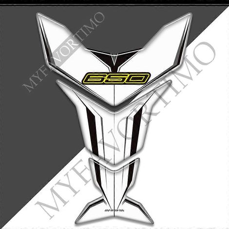 Autocollants de protection de réservoir pour Kawasaki Ninja 650 Z Z650 VERSYS, kit essence/huile, logo emblème en forme d'arête de poisson au niveau du genou (1/5)