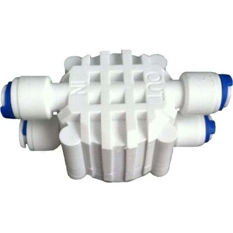 Vanne d'arrêt Automatique à 4 Voies pour système d'osmose Inverse,filtration d'eau potable à osmose inverse (1/4)