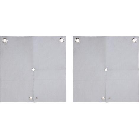 Couvertures de soudage ignifuges 3000 ℉, coussin de protection ignifuge résistant aux hautes températures 11.81x11.81 pouces 2 pièces