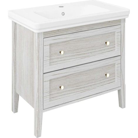 Sapho Cross - Mobile lavabo 85x81x47 cm, bianco CR291 (1/3)
