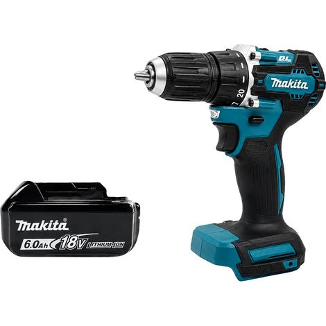 Trapano a percussione, motore brushless, doppia velocità, 1 batteria e utensile (1/2)
