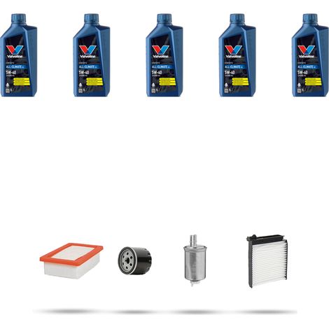 Kit tagliando 4 FILTRI e 5L OLIO compatibile con Dacia Sandero 1.5 dci 55kw dal 2010 (1/5)