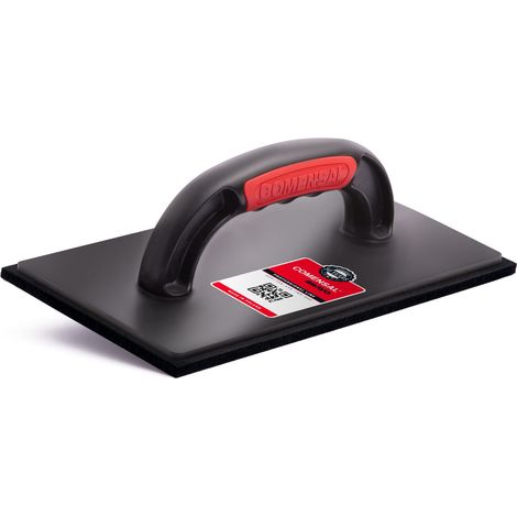 COMENSAL® Frattone per fughe 280 mm x 140 mm - Frattone in gomma - Frattone in gomma per stucco - Frattazzo per stuccatura - Frattazzo in gommapiuma – Frattazzo in gomma per fughe - Made in EU (1/4)