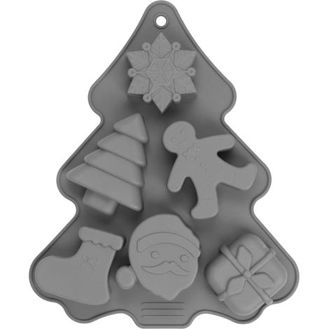 Molde de silicona para árbol de Navidad (1/3)