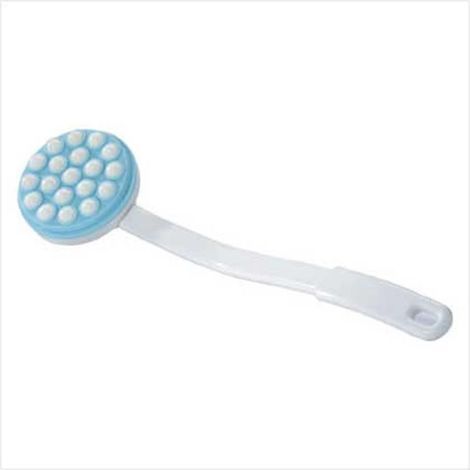 Lot Applicateur & Masseur 2 Pièces - Rouleau à Long Manche pour Crème Solaire, Gel Douche, Dos, Jambes et Pieds