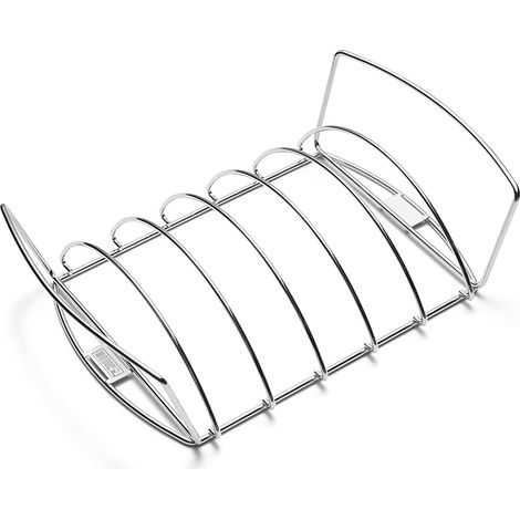 Grille de poulet grillé Grille de nourriture Outil de grille de pilon Original Rib and Roast Holder38cm (1/5)