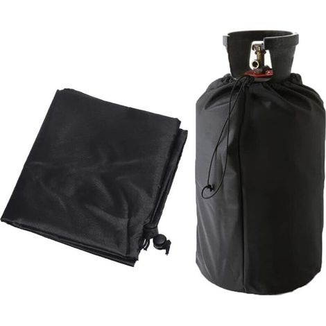 Housse de réservoir de propane anti-UV Oxford pour bouteille de gaz - Accessoires pour jardin extérieur - Imperméable et coupe-vent Avec cordon de serrage (1/5)