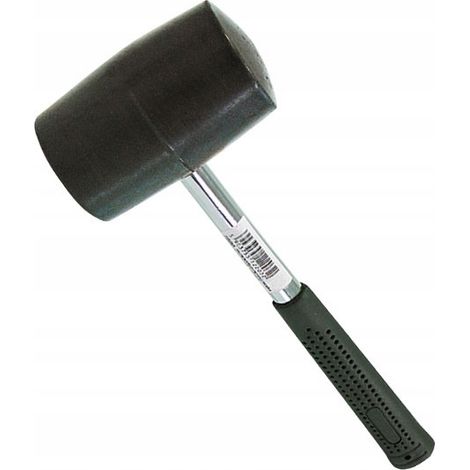 Martillo de goma con mango de metal 680 g