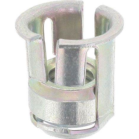 Écrou Cage M5-0.80 Acier Montage sans Soudure Fixation Métallique pour Carrosserie, Support ou Panneau Réf.252 Sachet de 20 (1/4)