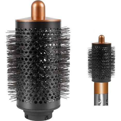 Spazzola volumizzante rotonda grande per Dyson per Airwrap, strumento di fissaggio per spazzola rotonda più grande, per accessorio Dyson Airwrap per capelli lisci 55 mm