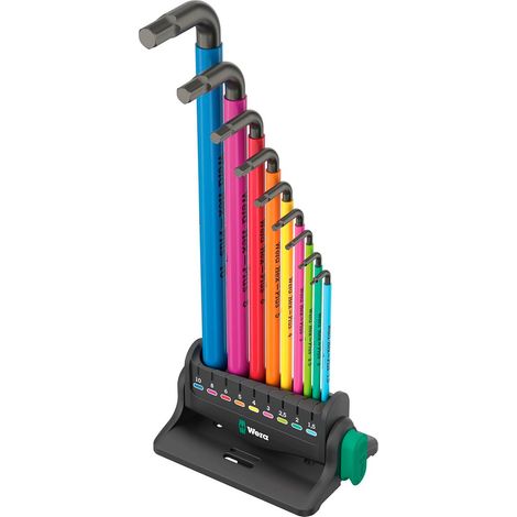 ZESTAW KLUCZY TRZPIENIOWYCH 950/9 HEX-PLUS MULTICOLO 3 9CZR - W05133165001 (1/5)