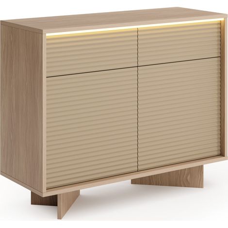 Selsey Semi - Sideboard, Eichenholzoptik, 103 cm (1/5)