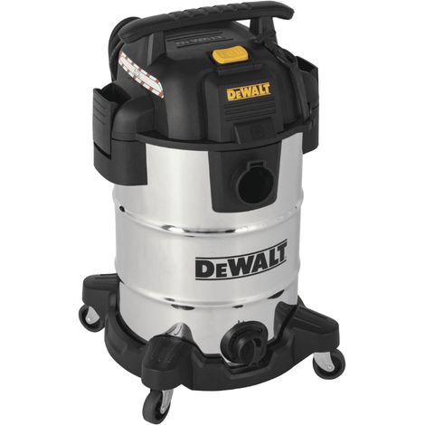 Aspiratore 30 LT solidi e liquidi con presa utensili fusto in acciaio DXV30SAPTA (1/5)