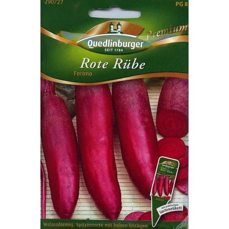 Quedlinburger Rote Rübe Forono - Premium Gemüsesamen (1/2)