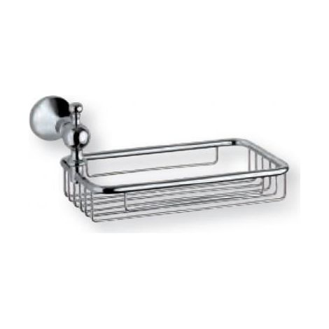 PORTE SAVON PANIER EN LAITON REGENCY MURAL CHROME - CRISTINA ONDYNA RY13451 (1/2)