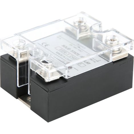 SSR-40-DA Halbleiterrelais, SSR-Halbleitermodul, DC-gesteuert, AC 40 A, 3–32 V DC (1/5)