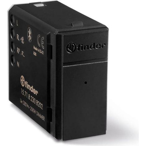 Finder dimmer incasso bluetooth 200w antracite 15718230b202