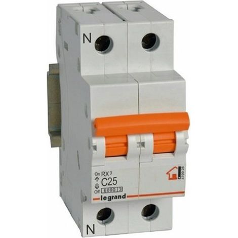 LEGRAND 419928  Boîtier disjoncteur RX3 1P+N 6kA 25A