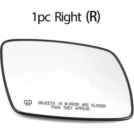 Beheizbares Außenspiegelglas (links & rechts) mit Weitwinkel-Rückspiegel für Dodge Journey JCUV (2009–2019) – 1 Stück rechts