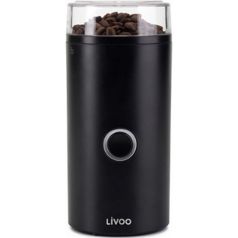 molinillo de café eléctrico negro de 180 W - DOD219N - Livoo -