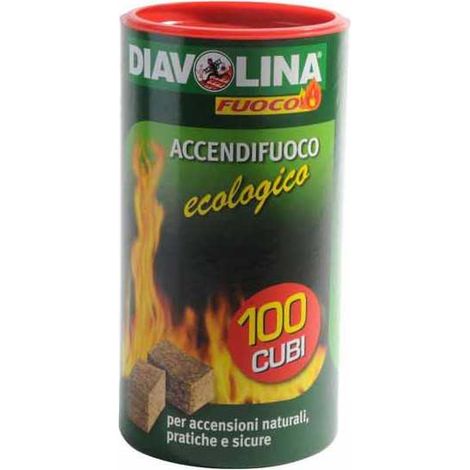 Encendedor de cubitos ecológico, 100 unidades, diablolina
