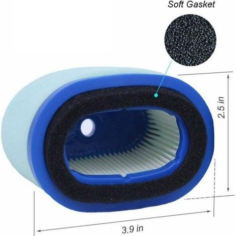Original Briggs & Stratton Luftfilter  Kompatibel mit den Teilenummern 498596, 690106, 690610, 697029  Universelle Ersatzluftfilter für verschiedene B&S-Motoren