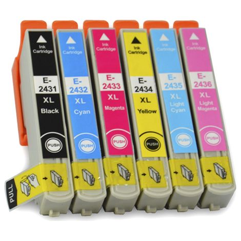 Cartucho de tinta genérico Epson T2435/T2425 (C13T24354012/C13T24254012) de alta calidad.

Adecuado para uso en las siguientes impresoras:
Epson XP 75