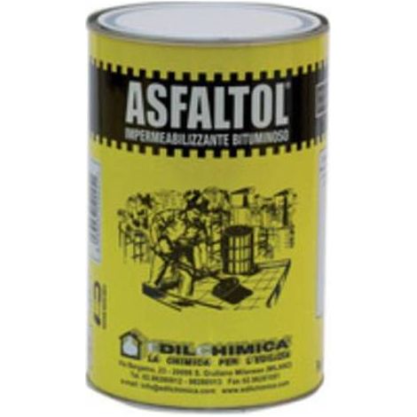 9 x ASFALTO A FREDDO ASFALTOL DA 1,5 KG IMPERMEABILIZ