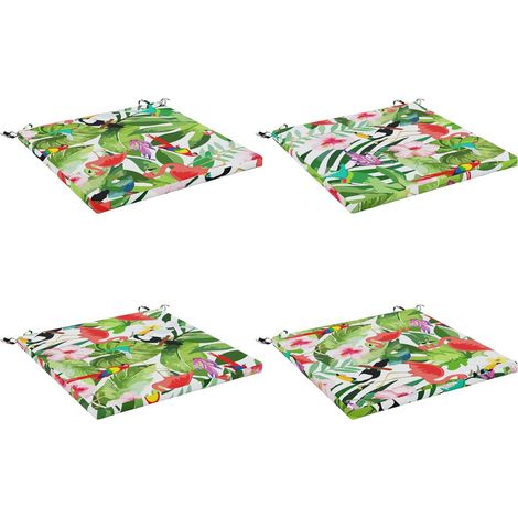Coussins de siège SOEST 4 pc 100 % polyester Multicolore vidaXL