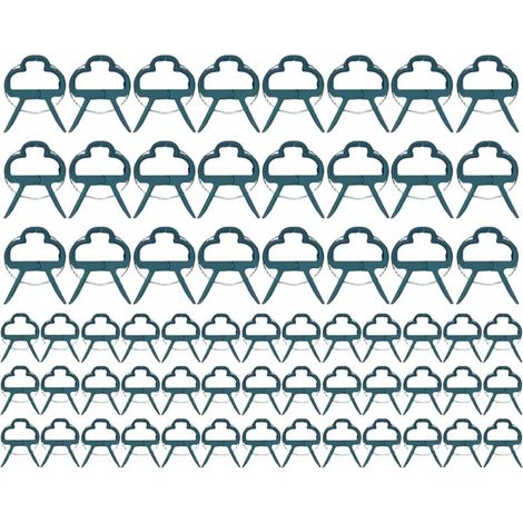 100 Pieces Clips Tomate Clips pour Plantes, Attache Tomates Clips Réutilisable, Attache Tomate, Attache Plante, Attaches de Plantes pour Tomates, Concombres, Roses (1/5)